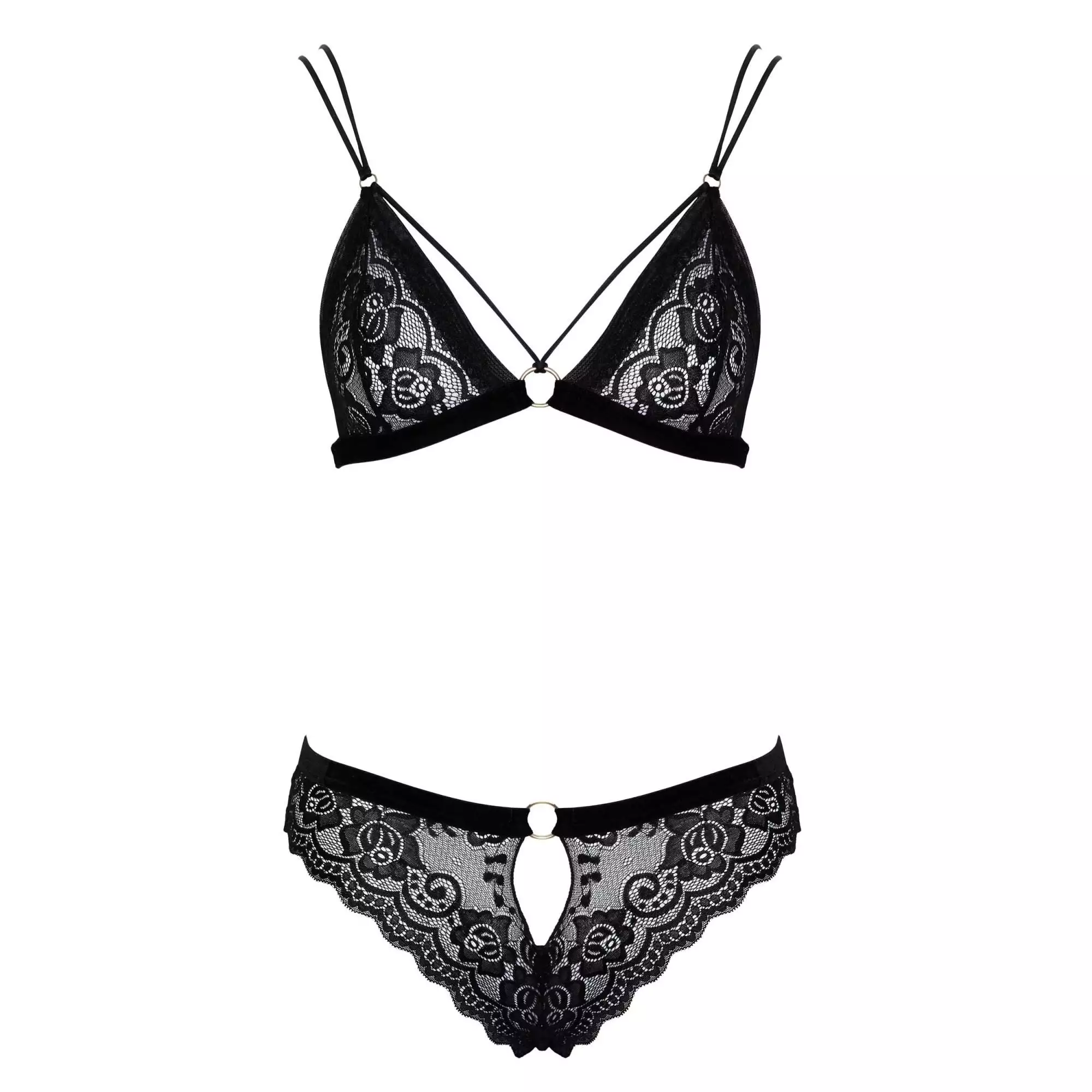 Blonde BH Sæt med Cage Straps - Billede 4