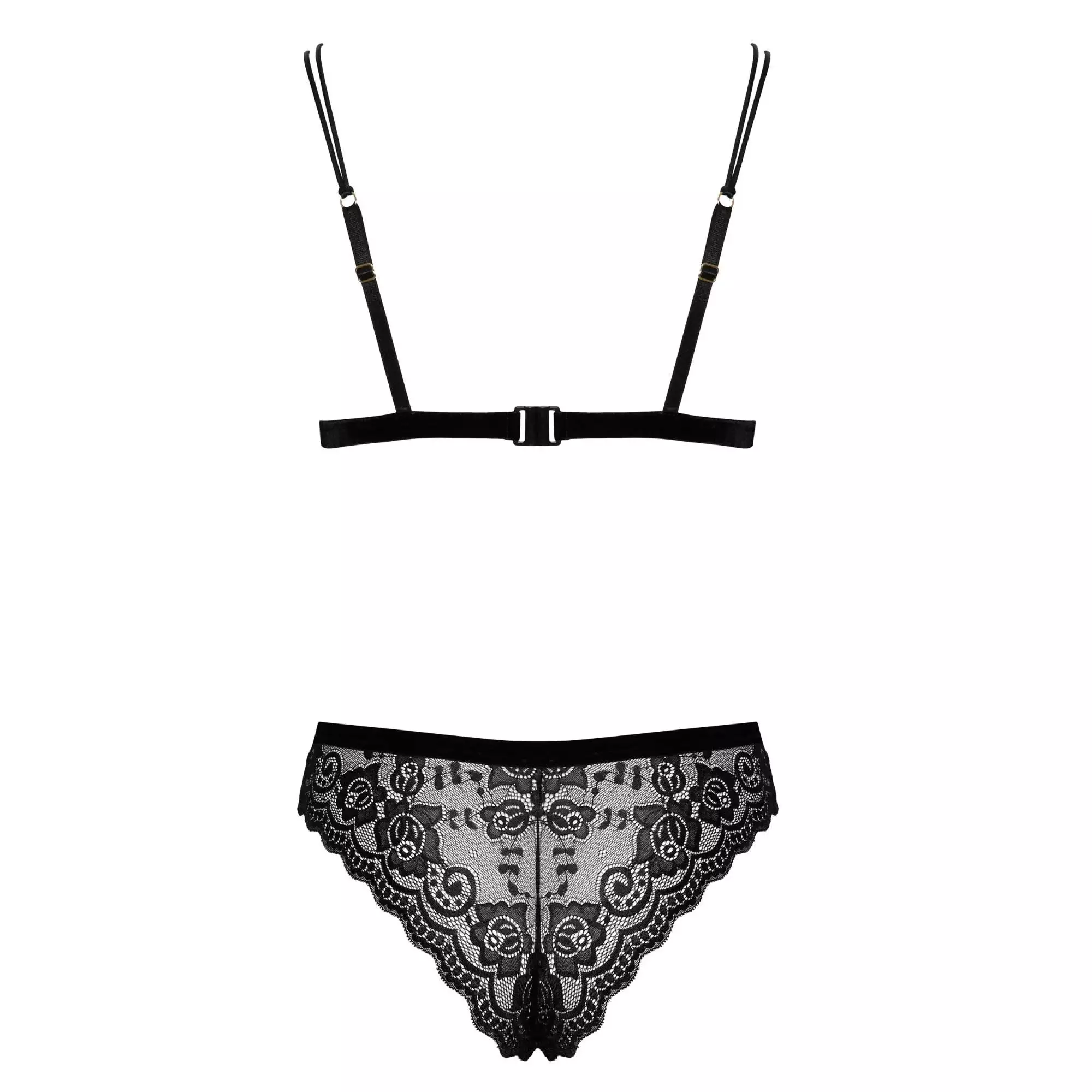 Blonde BH Sæt med Cage Straps - Billede 3