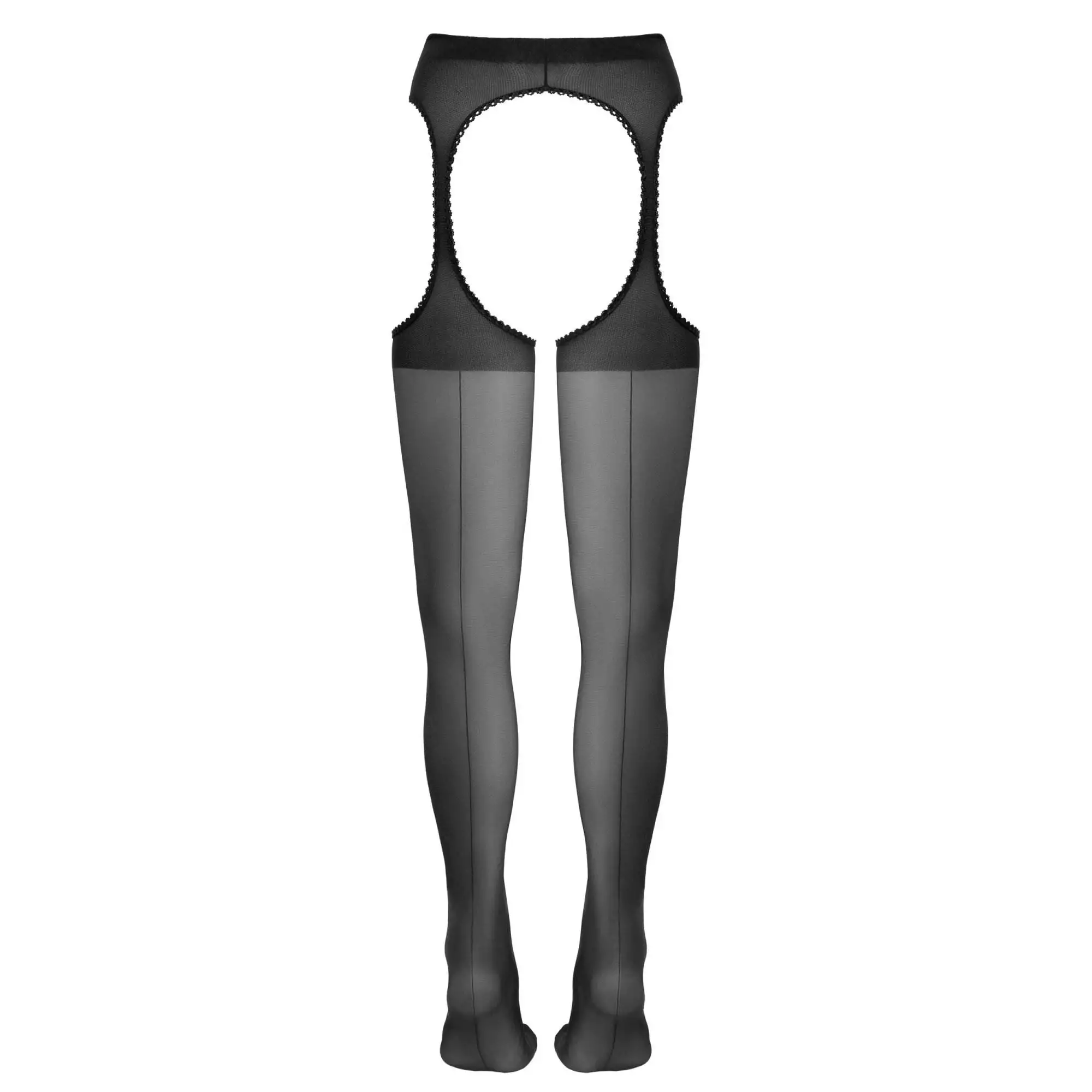 Bundløse Strømpebukser med Hofteholder Look - Billede 5