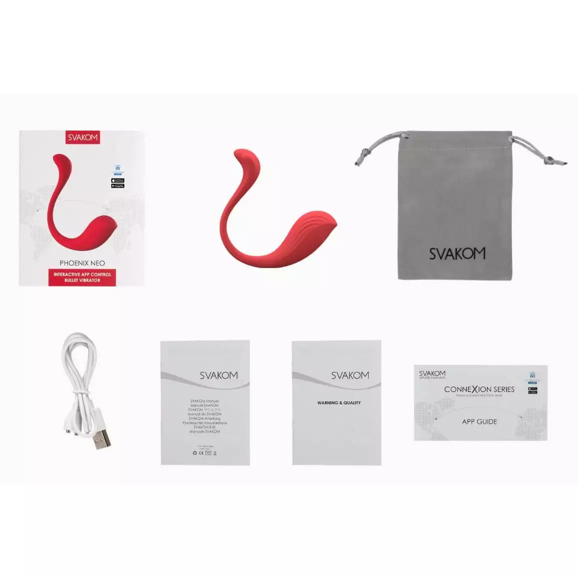 Svakom Phoenix Neo Par Vibrator med App Styring - Billede 9