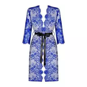 Obsessive Cobaltess lå Blonde Kimono