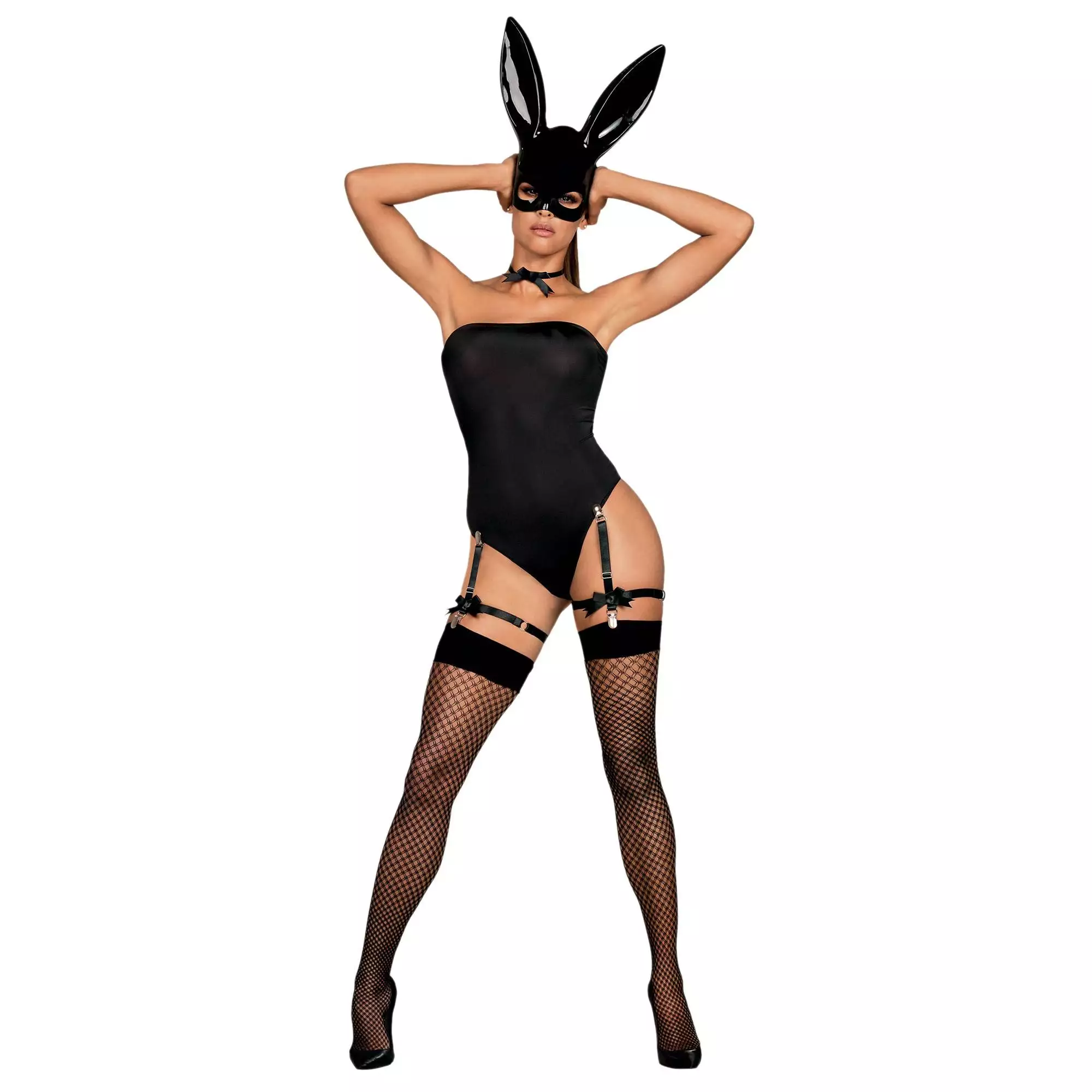 Obsessive Black Bunny Kostume - Billede 2