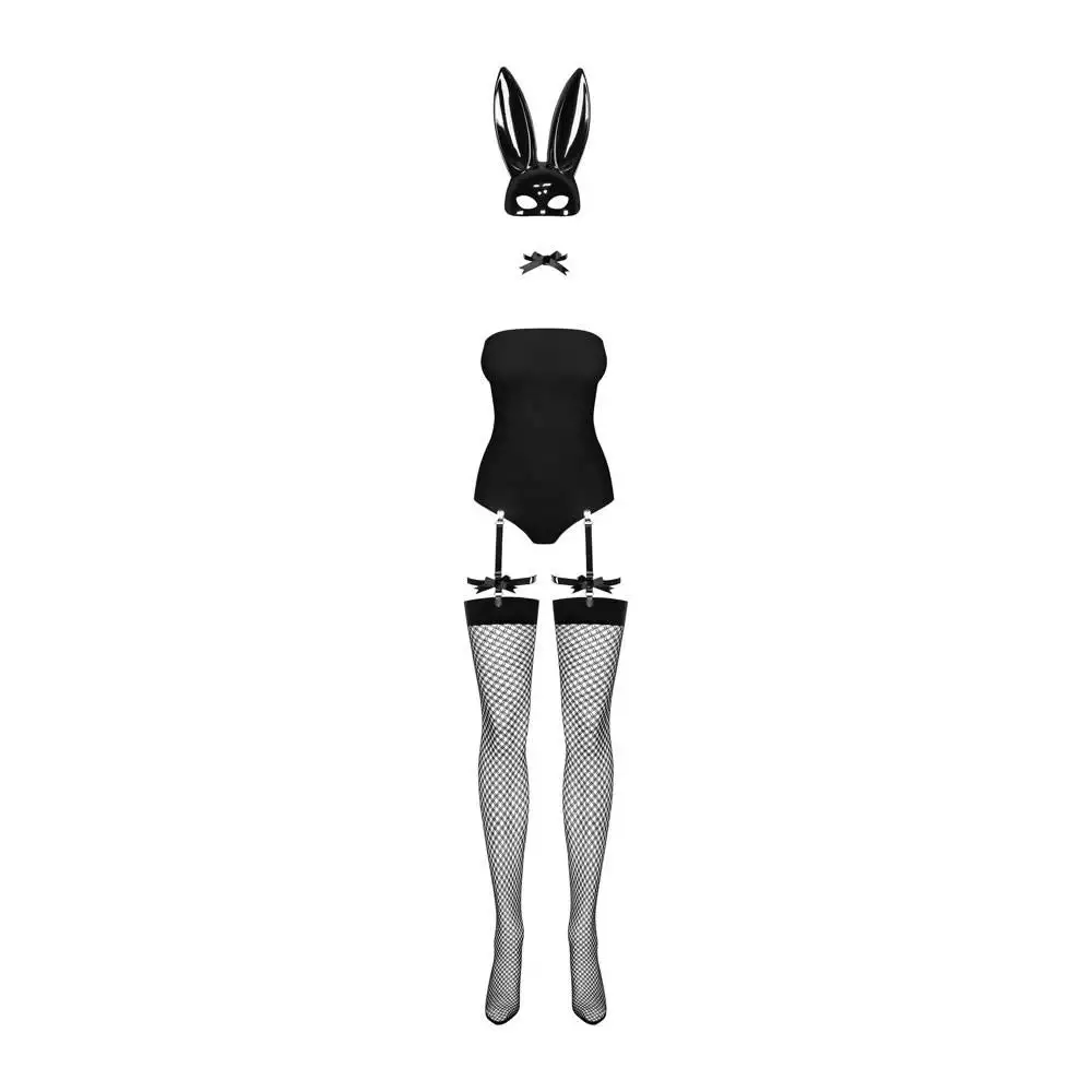 Obsessive Black Bunny Kostume - Billede 5