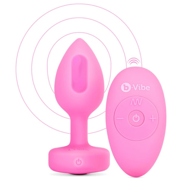 B-Vibe Vibrating Heart Anal Plug med Fjernbetjening - Image 16