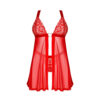 Obsessive Elianes Blonde Babydoll i Rød - Image 3