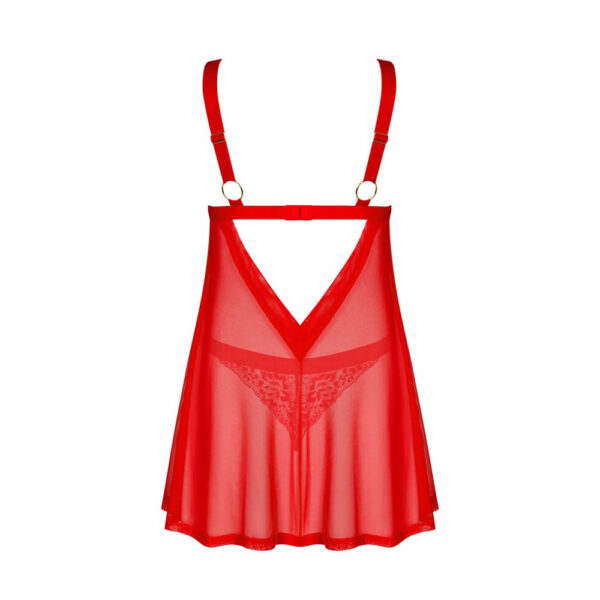 Obsessive Elianes Blonde Babydoll i Rød