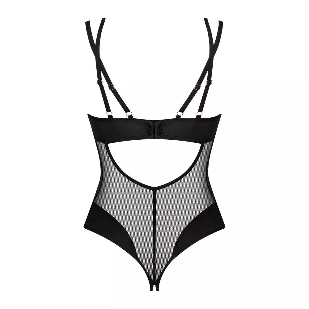 Obsessive Nesari Lingeri Body i sort - Billede 5