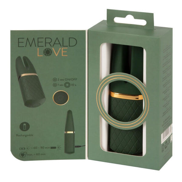 Emerald Love Luxurious Split Tip Lay-On Vibrator - Image 3