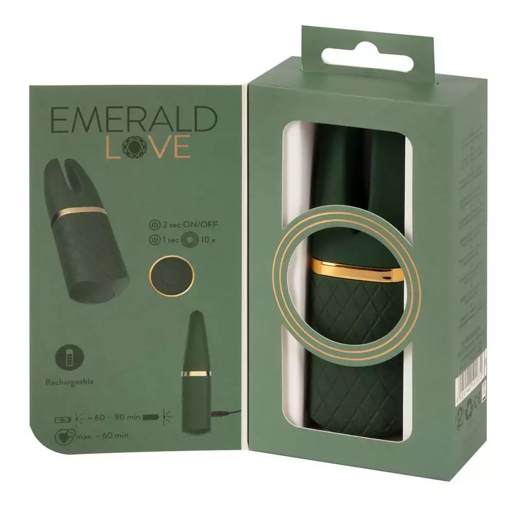 Emerald Love Luxurious Split Tip Lay-On Vibrator - Billede 3