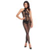Noir Off-the-shoulder jumpsuit i Transparent med Print - Image 3