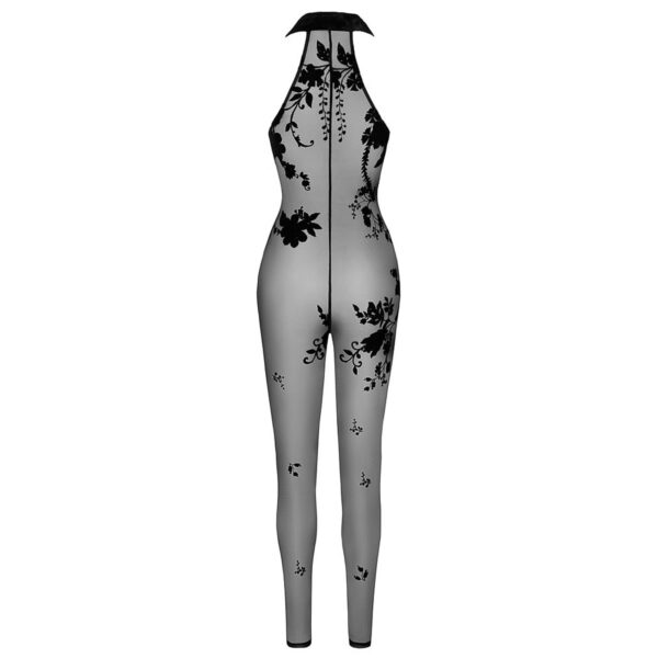 Noir Off-the-shoulder jumpsuit i Transparent med Print - Image 7