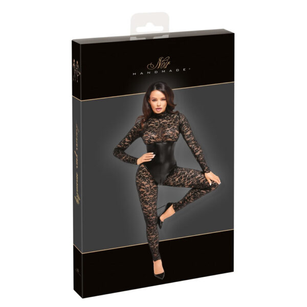 Noir Blonde Jumpsuit med Wetlook Korset indsats