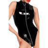 Noir Vinyl Body med 3-vejs Lynlås - Image 3