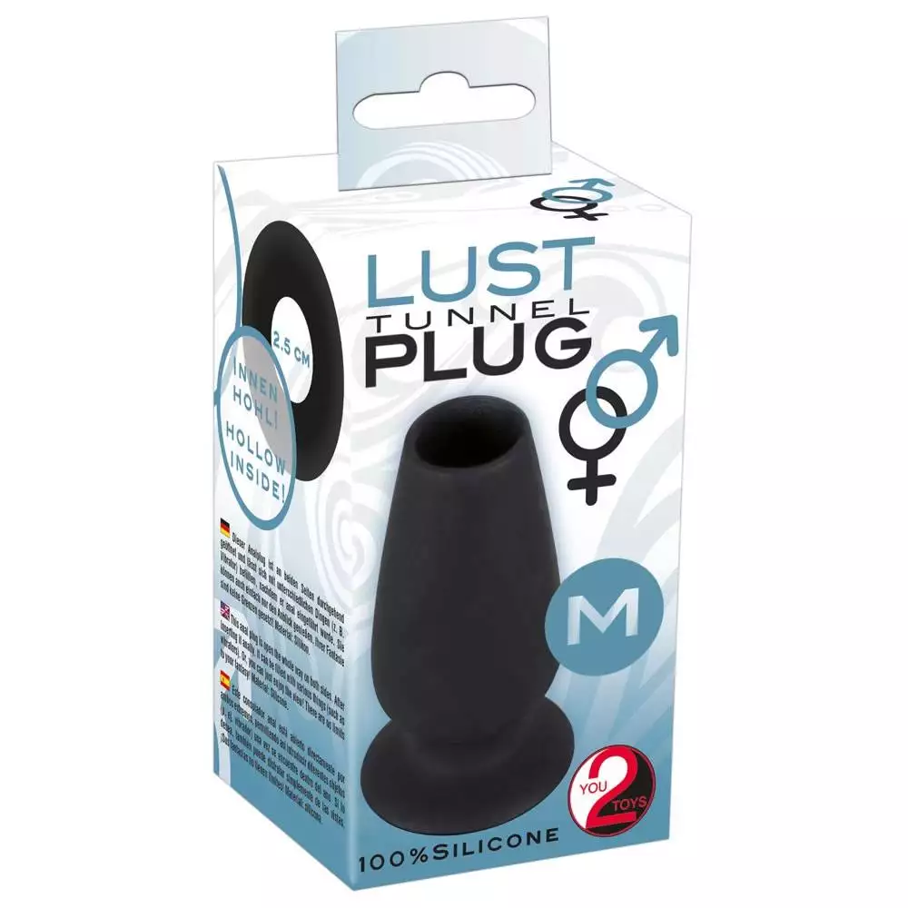 Lust Tunnel Anal Plug med Hul - Billede 12