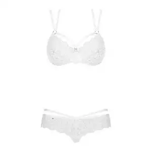 Obsessive Blonde BH sæt i Hvid