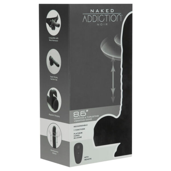 Naked Addiction Roterende Silikone Vibrator Med Støde Funktion - Image 13