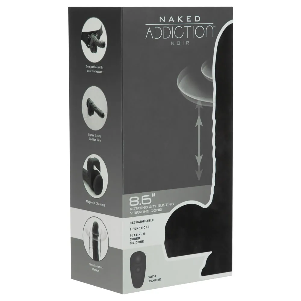 Naked Addiction Roterende Silikone Vibrator Med Støde Funktion - Billede 13