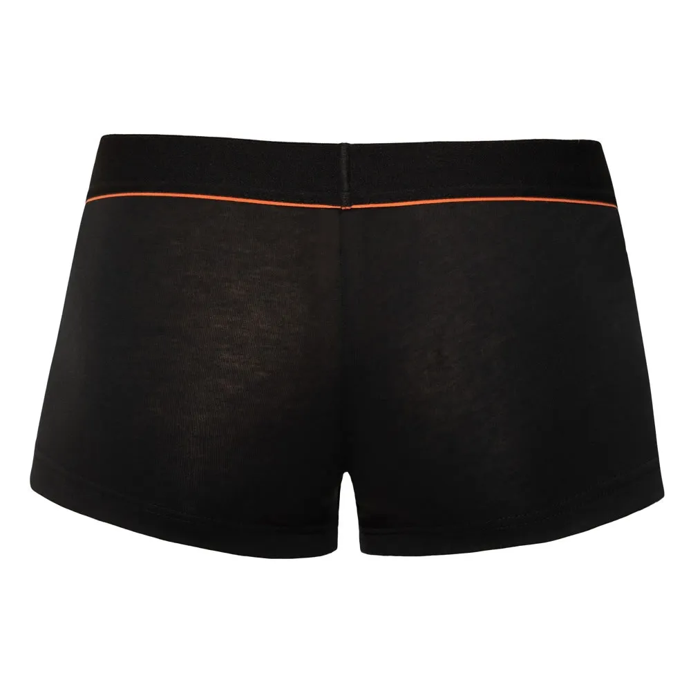 Sorte Herre Tights med en Røde Stribe