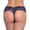 Sorte Blonde Rio Trusser med V design - Image 5