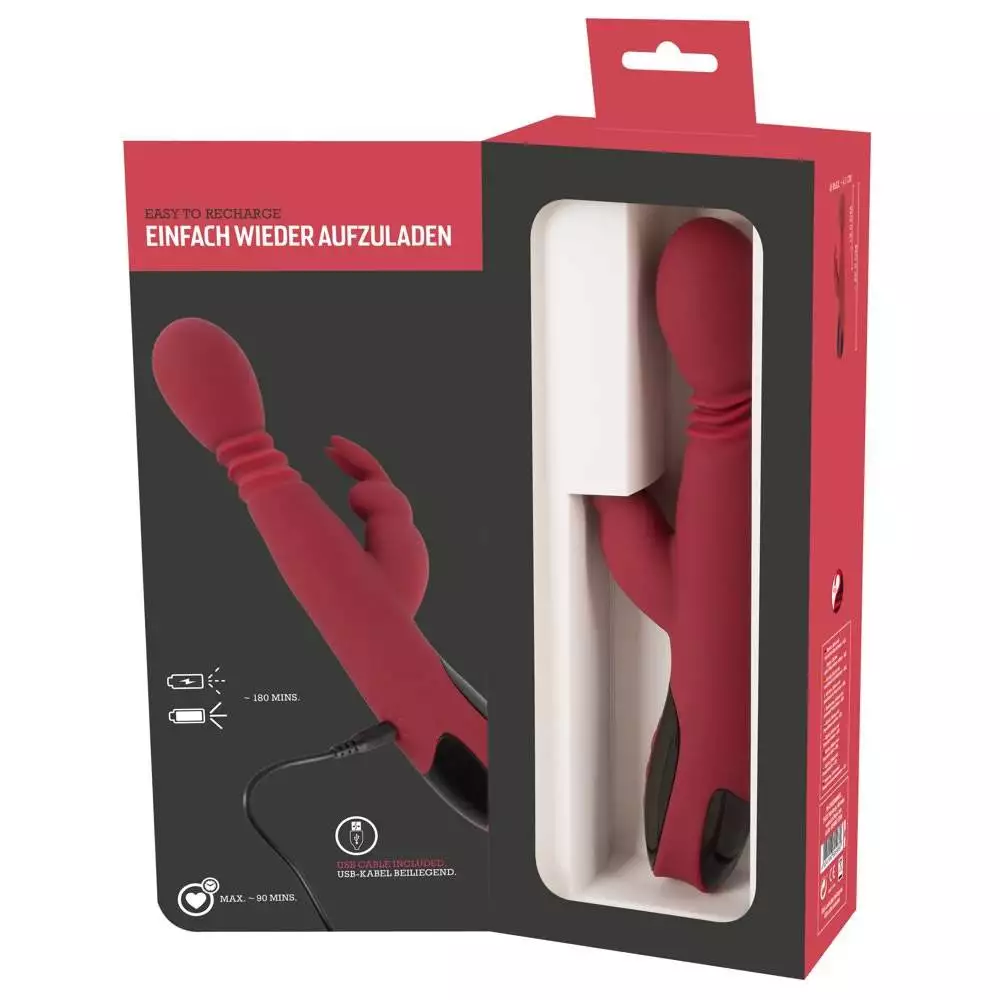 Silikone Rabbit Vibrator med Varme Funktion - Billede 10