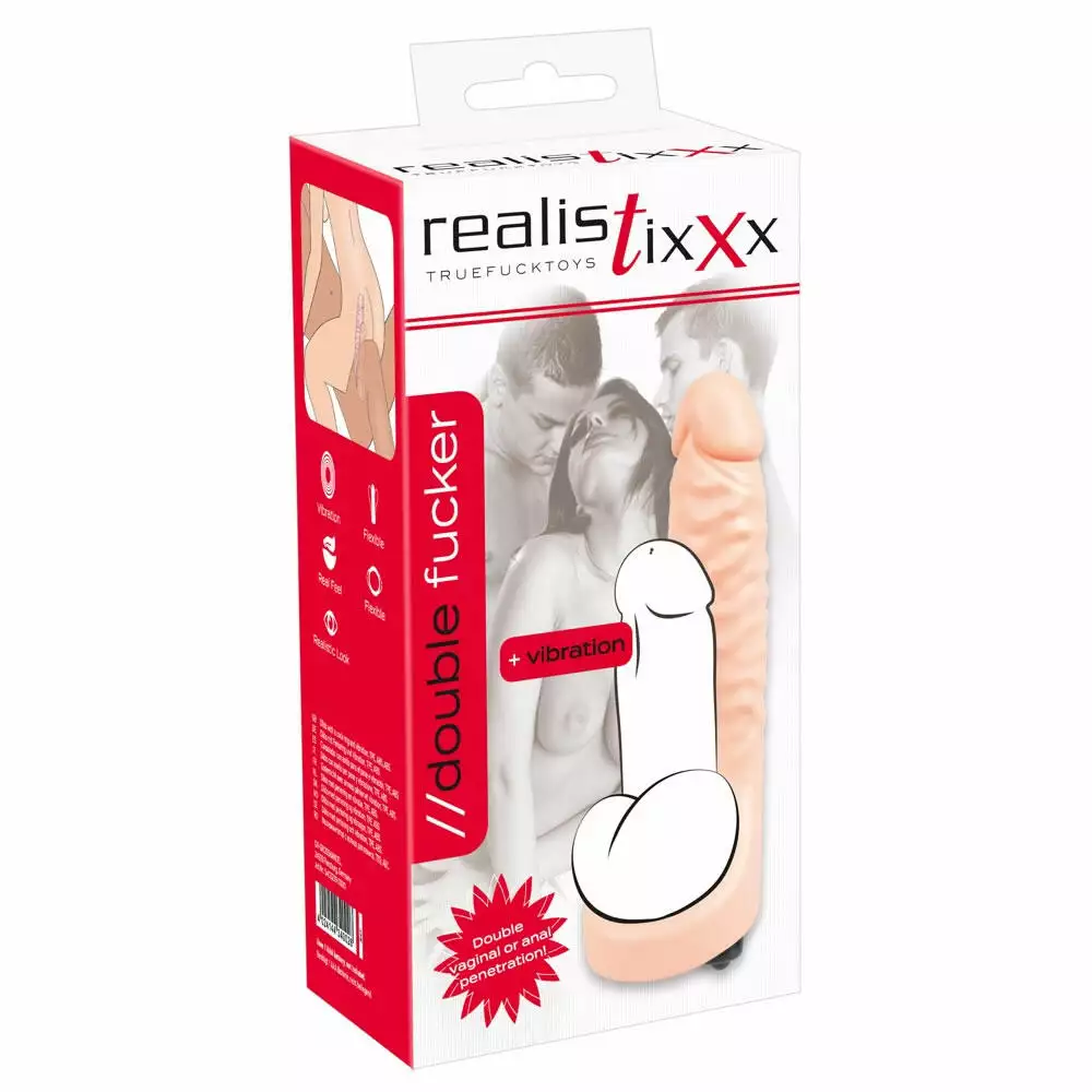 Realistixxx Double Fucker Strap-On med Vibrator - Billede 6
